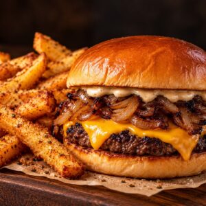 Το τσιλλιμένο / Smash Burger - Με πατάτες